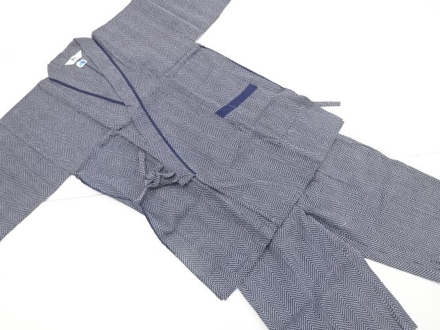 JAPANESE KIMONO / UNUSED MENS JINBEI SET (SIZE L) FOR MEN